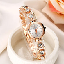 Load image into Gallery viewer, Ladies Elegant Wrist Watches With A Bracelet For Women Rhinestones Analog Quartz Watch Crystal Small Dial Relojes Para Mujer #DN