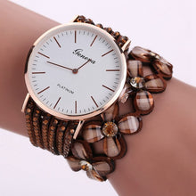 Load image into Gallery viewer, Fashion Geneva Flowers Watches Women Dress Elegant Quartz Bracelet Ladies Watch Crystal Diamond Wrist Watch Gift Reloj Mujer