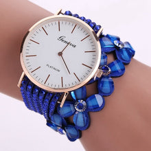 Load image into Gallery viewer, Fashion Geneva Flowers Watches Women Dress Elegant Quartz Bracelet Ladies Watch Crystal Diamond Wrist Watch Gift Reloj Mujer