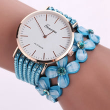 Load image into Gallery viewer, Fashion Geneva Flowers Watches Women Dress Elegant Quartz Bracelet Ladies Watch Crystal Diamond Wrist Watch Gift Reloj Mujer