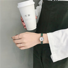 Load image into Gallery viewer, Luxury women&#39;s fashion exquisite roma retro watches elegant ladies design small wristwatches vintage leather female dress watch
