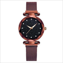 Load image into Gallery viewer, Luxury 2pcs Women Watches Bracelet Set Fashion Elegant Magnet Buckle Ladies Starry Sky Watch Set Relogio Feminino Dropshipping
