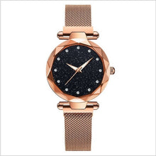 Load image into Gallery viewer, Luxury 2pcs Women Watches Bracelet Set Fashion Elegant Magnet Buckle Ladies Starry Sky Watch Set Relogio Feminino Dropshipping

