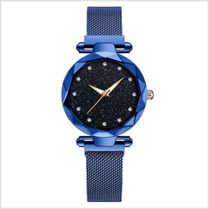 Luxury 2pcs Women Watches Bracelet Set Fashion Elegant Magnet Buckle Ladies Starry Sky Watch Set Relogio Feminino Dropshipping