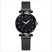 Load image into Gallery viewer, Luxury 2pcs Women Watches Bracelet Set Fashion Elegant Magnet Buckle Ladies Starry Sky Watch Set Relogio Feminino Dropshipping
