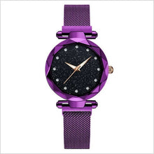Load image into Gallery viewer, Luxury 2pcs Women Watches Bracelet Set Fashion Elegant Magnet Buckle Ladies Starry Sky Watch Set Relogio Feminino Dropshipping
