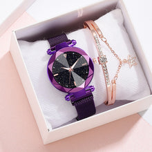 Load image into Gallery viewer, Starry Sky Luxury Women Watches And Bracelet Elegant Ladies Watches Women&#39;s Quartz Wristwatch Young Girl Watchproof Reloj Mujer
