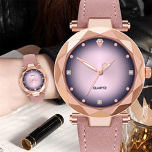 Load image into Gallery viewer, 2019 New Brand Starry Sky Women Watch Fashion Elegant Stainless Steel Purple Rose Gold Ladies Wristwatch Luxury Women Watches
