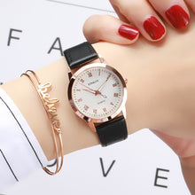 Load image into Gallery viewer, Simple Gold Women Leather Watches Elegant Small Bracelet Female Clock 2019 Fashion Brand Roman Dial Retro Ladies Wristwatches
