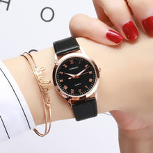 Load image into Gallery viewer, Simple Gold Women Leather Watches Elegant Small Bracelet Female Clock 2019 Fashion Brand Roman Dial Retro Ladies Wristwatches
